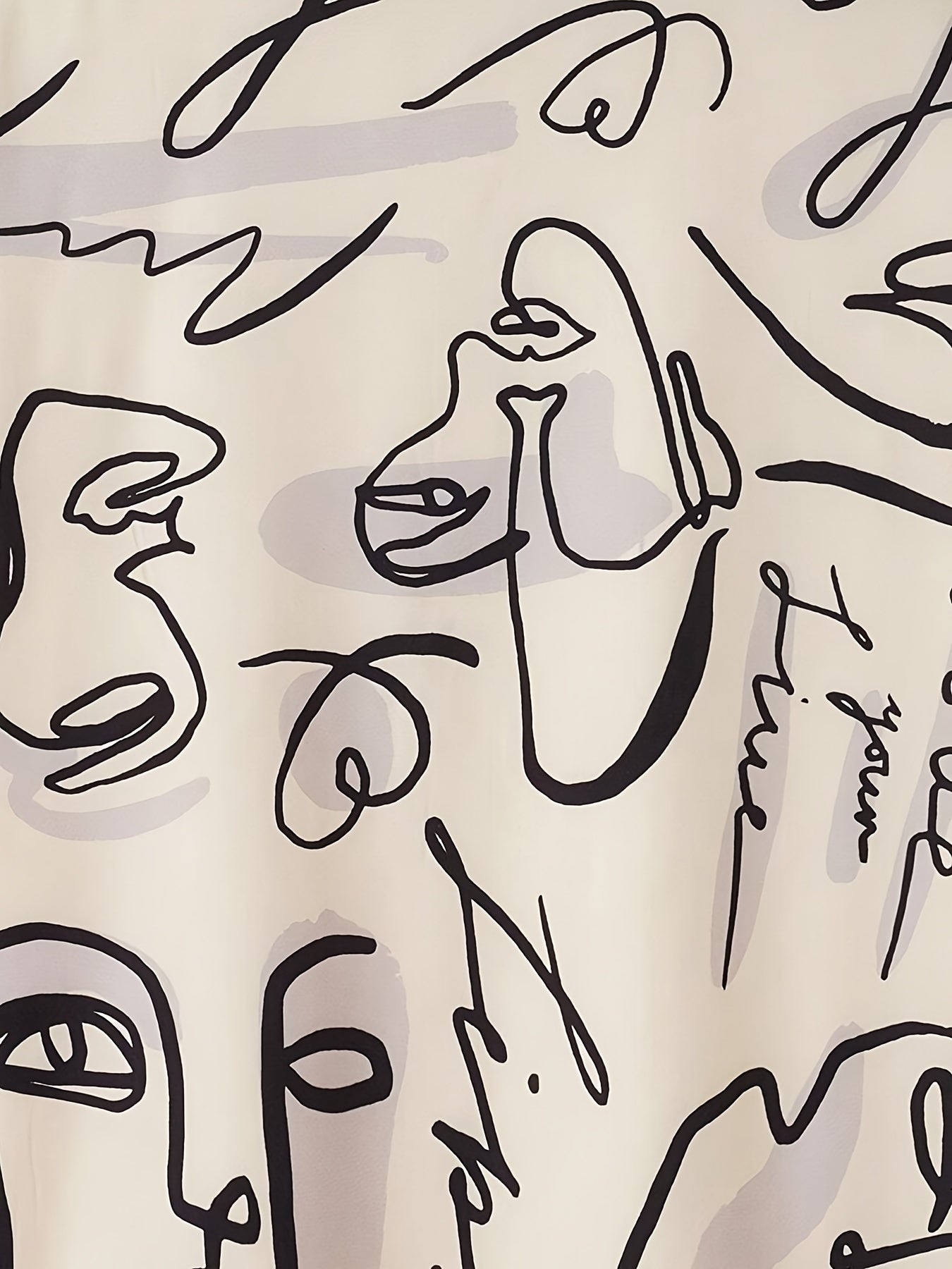 Men's Casual Short Sleeve Button-Up Shirt with Artistic Rose & Calligraphy Print - White with Beige Contrast, Breathable Summer Shirt, Machine Washable Regular Fit for Outdoor & Casual Wear, Nontransparent Fabric