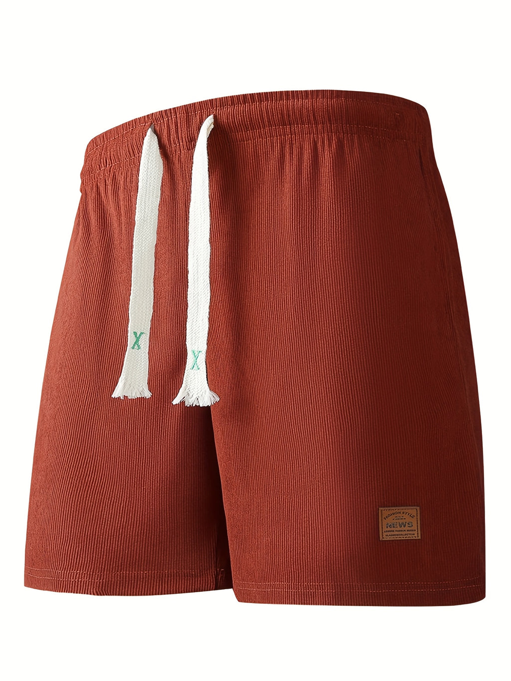 Gengyuanshi Men's Sports Shorts - Premium Fleece Elastic Drawstring Casual Pants, Breathable and Stretchy, Soft and Gentle on Light Beige, Suitable for Running, Cycling, Five-Point Shorts