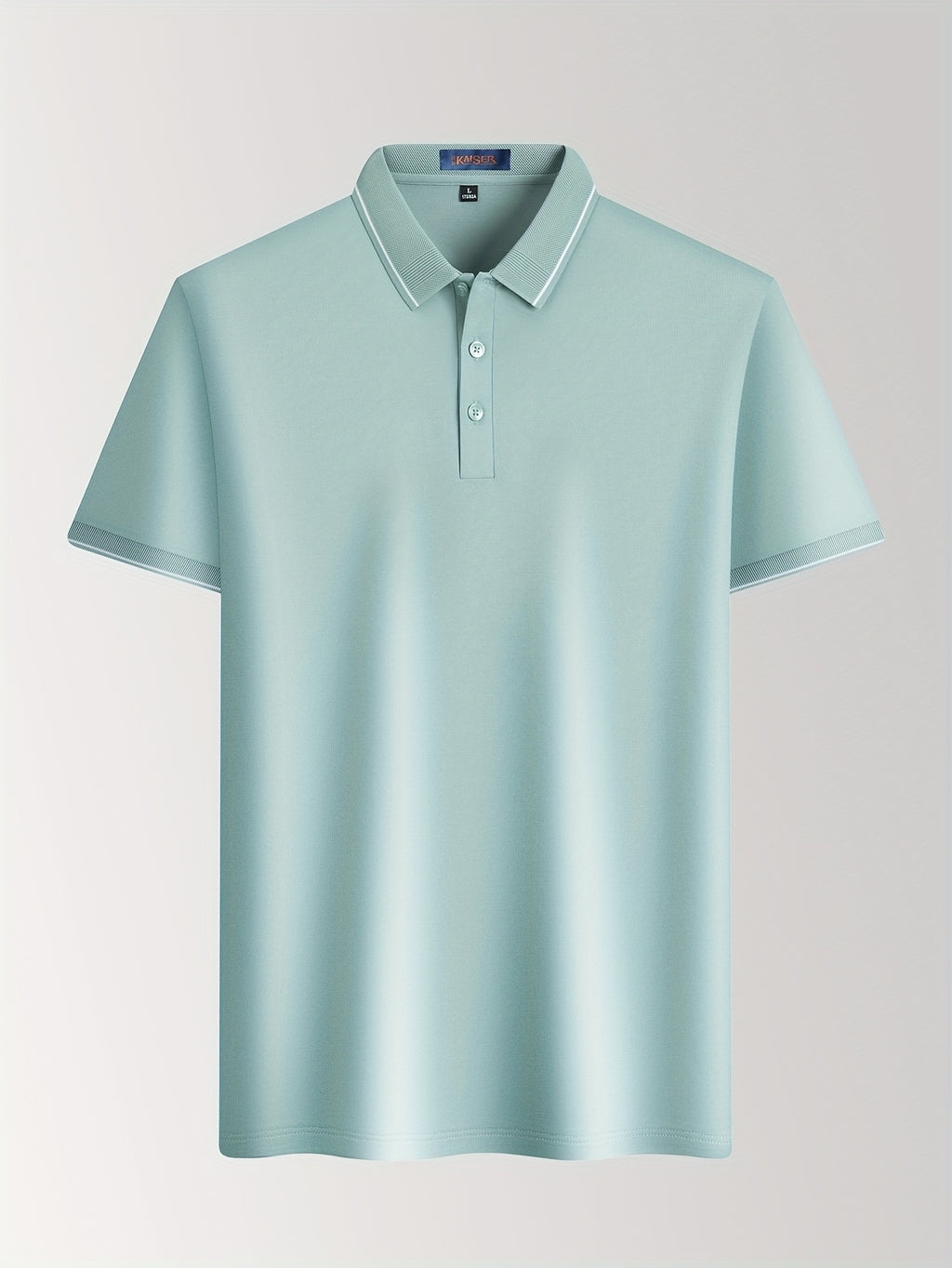 Men'S Casual Summer White Polo Shirt - Breathable, Short Sleeve, 3\u002F4 Length Buttons, Regular Fit, Casual Occasion, Casual Attire | Classic Polo Shirt | Breathable Fabric