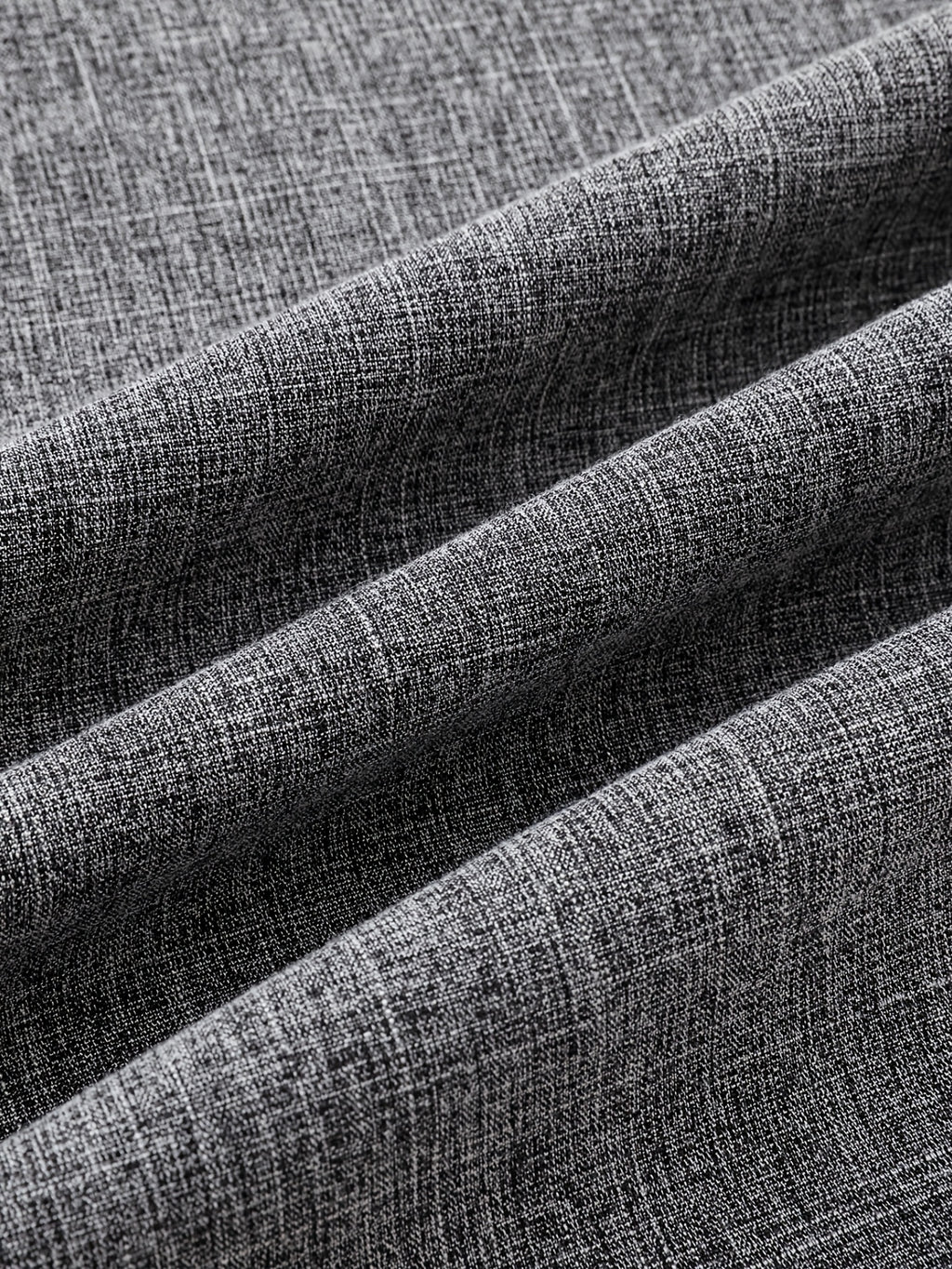 Men's Casual Linen Button- Shirt - Short Sleeve, Black & Gray, Lightweight & Breathable, Perfect for Beach, Summer, Weddings & Outdoor Activities, Outdoor Casual Top | Turndown Collar Shirt | Breathable Material