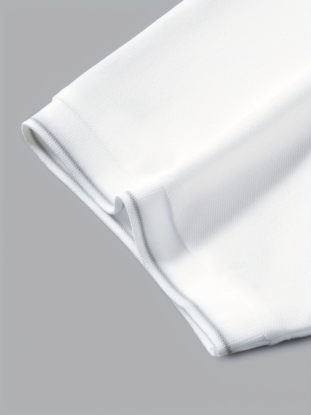 Men'S Casual Summer White Polo Shirt - Breathable, Short Sleeve, 3\u002F4 Length Buttons, Regular Fit, Casual Occasion, Casual Attire | Classic Polo Shirt | Breathable Fabric